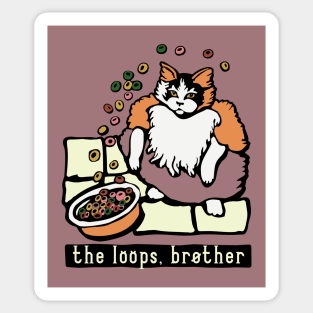 Fruit Loops Cat Meme The Loops Brother Sticker